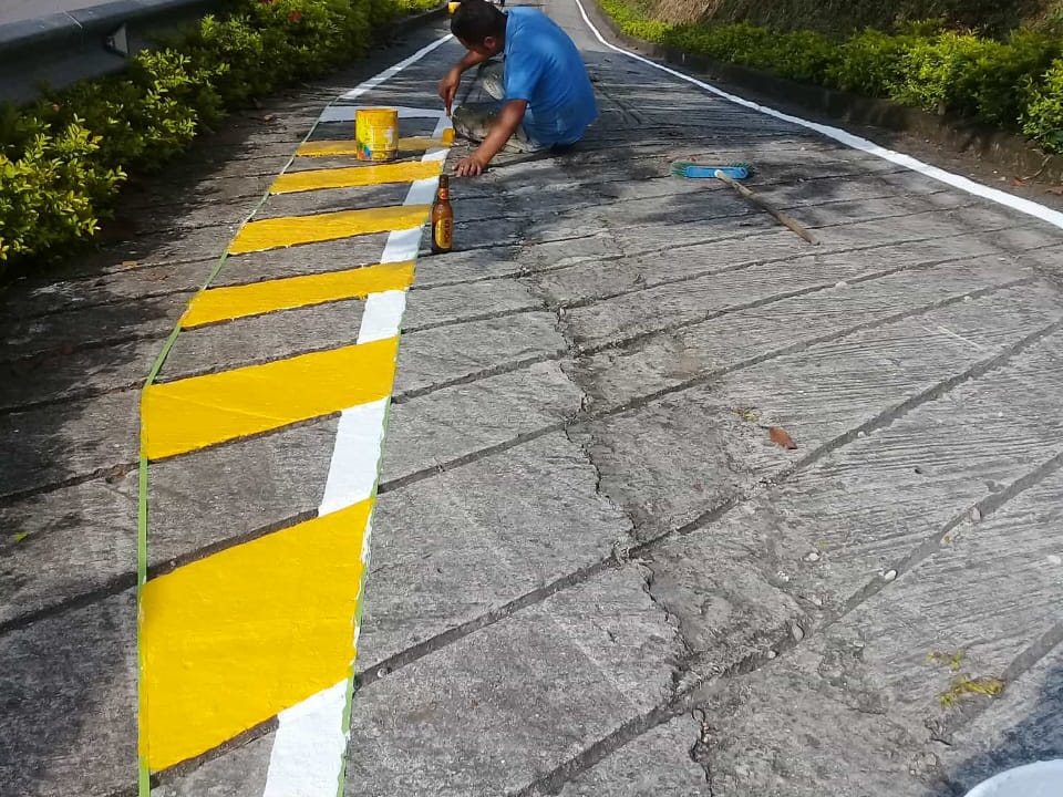 Demarcación de paso peatonal